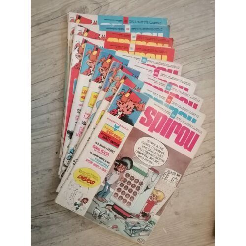 Lot Spirou Annes 1976 A 1978 Bon Etat
