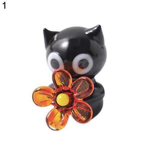 Mini Figurines D'Animaux En Verre Sans Bavure, Jouet Créatif Pour Enfants, Collection Exquise De Décoration Pour La Maison