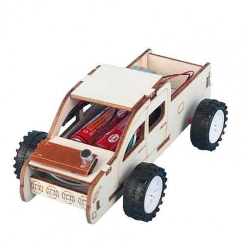 Jouet De Voiture Éducatif, Commande Vocale, Exercice De Réflexion, Voiture Électrique En Bois, Jouet Pour Enfant