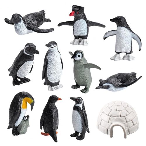 Figurines D'Action De Pingouin Pour Enfants, Jouet Éducatif, Modèle Animal, Vie De Mer, Océan, Cadeau, Collection D'Amoureux