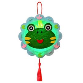 Lanterne Lumineuse En Tissu Non Tissé Fait À La Main Pour Enfants, Pendentif D'Apparence D'Animal, Bricolage, Nouvel An Chinois