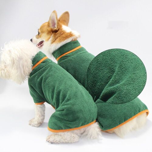 Peignoir De Bain Pour Chien Et Chat, Vêtements Doux, Absorbant Rapidement La Fiber D'eau, Serviette De Séchage Pour Animaux De Compagnie, Vêtements Pour Chiot