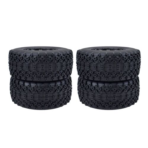 Pneu Et Roue De Camion De Course Court, 4x110mm 1:10 Rc, Jante De 12mm Hexagonale Pour Traxs Slash