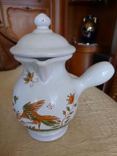 Chocolatière À Décor Moustiers Des Faïenceries Desvres