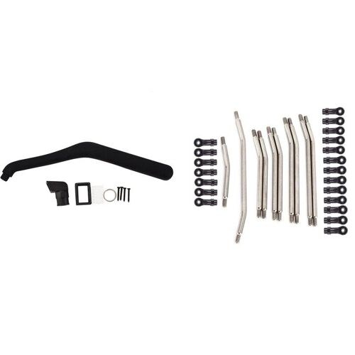 Ensemble De Biellettes De Direction En Caoutchouc Noir, 10 Pièces, Pour Axial Scx10 Ii 90046 90047 Et 10 Pièces