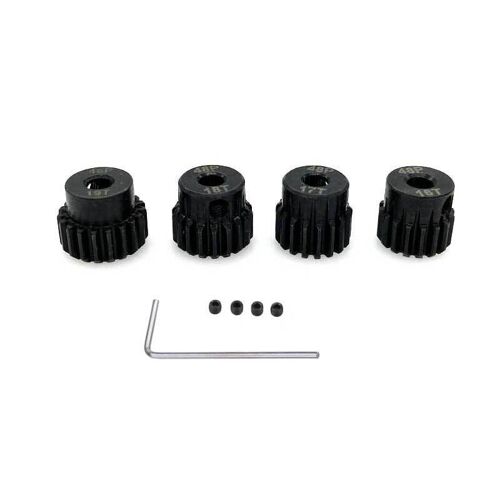Voiture Sur Chenilles Axiale Scx10, 4 Pièces, 48p, 1/10mm, Pignon D'Engrenage De Moteur De Voiture Rc 16t 17t 18t 19t Pour 3.17 Rc