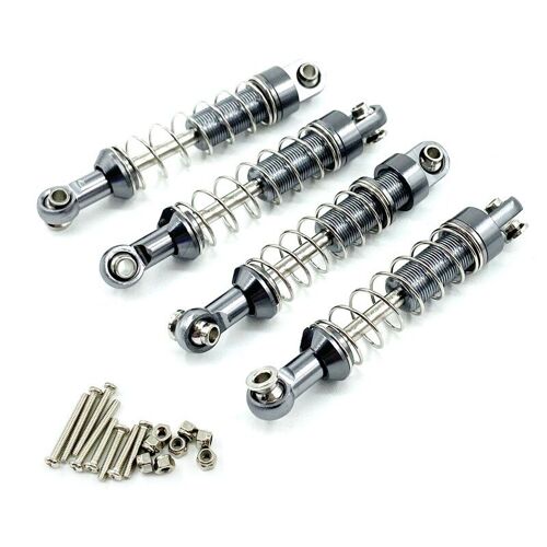 Amortisseur De Voiture En Métal, Mise À Niveau, Accessoires, 4 Pièces, Mn D90 Mn-90 Mn99s Wpl C14 C24 C34 Rc