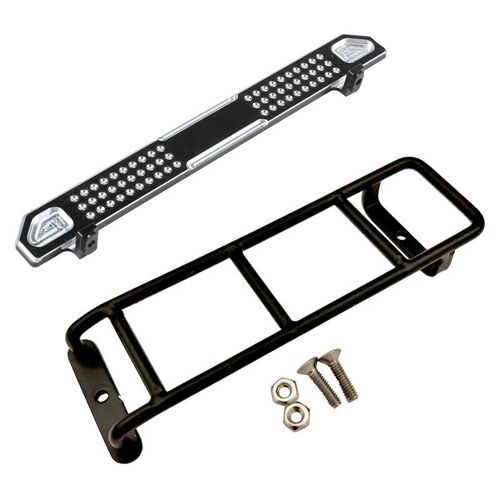 Pédale De Simulation Pour Traxxas Trx-4 Land Rover Defender Ford Et Échelle Droite En Métal, Mini Escaliers Pour Trx-4 Rc4wd D90 D110