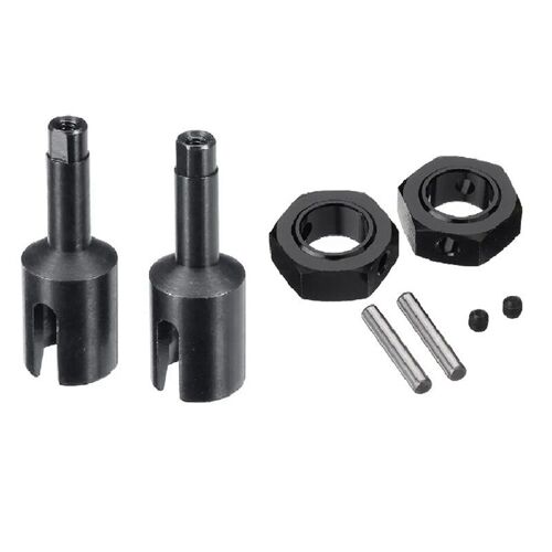 2 Pièces Arbre De Conduite Ea1017 Pour Jlb Racing Cheetah 1/10 Sans Balais, Accessoires De Voiture Rc Et 1 Jeu De Joint De Roue Ea1015