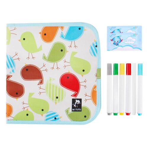 Planche Portable Avec Brosse, Livre De Dessin Réutilisable, Bon Matériau, Flexibilité, Superbe Artisanat, Bricolage, Peinture À Colorier, Jouets De Tableau Noir