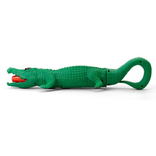 Pistolet À Jet D'Eau En Forme De Crocodile, 1 Pièce, Seringues De Pulvérisation D'Eau Pour Enfants, Jouets De Plage, De Combat D'Eau D'Été, En Mousse Extractible, Pour L'Extérieur