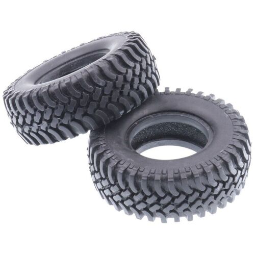 Pneus À Chenilles En Caoutchouc Pour Voiture Radiocommandée 1.9, 2 Pièces, 100 Pouces, 1/10 Mm, Pour Traxxas Scx10ii D90 Cc01 F350