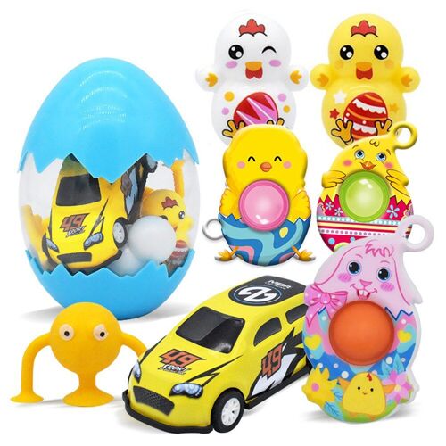 Jouet Artisanal De Pâques En Forme De Lapin Pour Enfants, Décoration De Maison, Mini Bulle De Poussée, Fournitures De Fête, Jouet Sensoriel D'Autisme