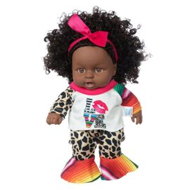 Poupée De Renaissance Africaine Noire En Silicone, Jouet Pour Bébé Américain, Boucles Sauvages, Bricolage, Vêtements De Fille, Peut Être Enlevé Et Nettoyé