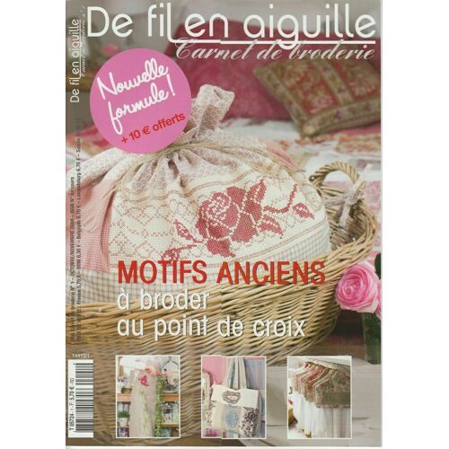 De Fil En Aiguille Carnet De Broderie N° 1 - Motifs Anciens