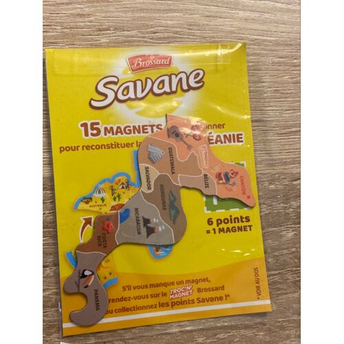Magnet Brossard Savane - Collection Amérique Du Sud - Pays : Guatemala, Mexique, Bélize 