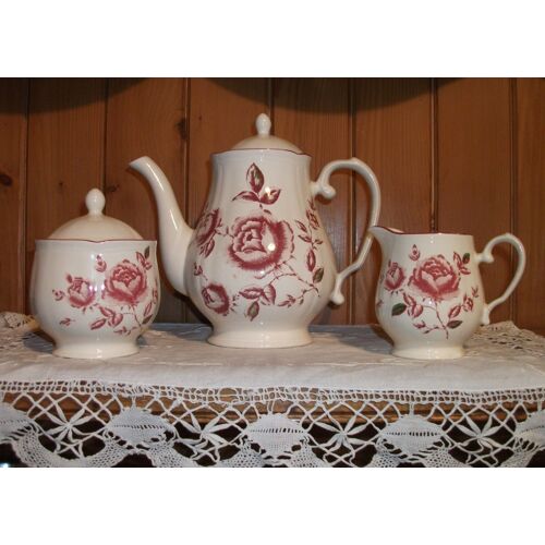 Set 3 Pièces (Théière, Pot À Lait, Sucrier)