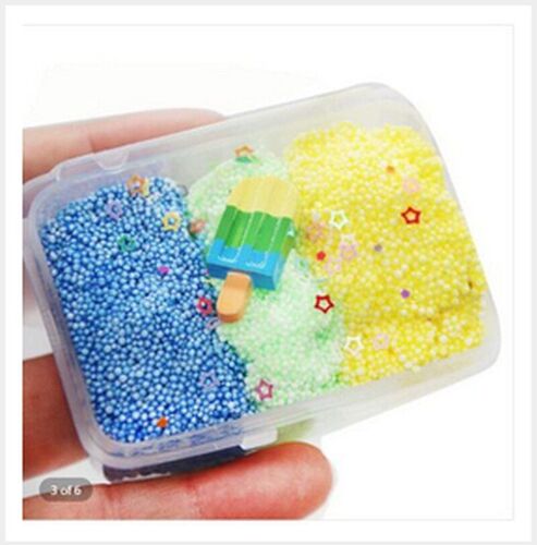 Boîte de boue de couleur cerise coton boue mille soie boue de cristal, noeud papillon beurre boue Slime Kit jouet en cristal