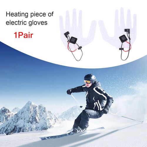 Feuille de film chauffant électrique pour ski et cyclisme, coussin d'isotpad métropolitain USB, gants chauds à cinq doigts, hiver, nouveau