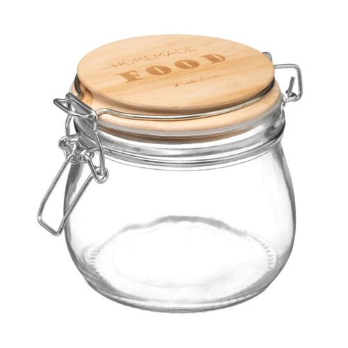 Bocal En Verre "Wording" 0,5l Transparent