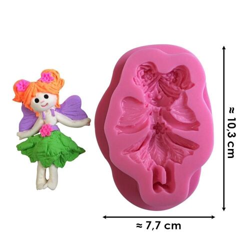 Moule Silicone 3d Petite Fée Pâte À Sucre, Cake Design, Décoration Gateau...