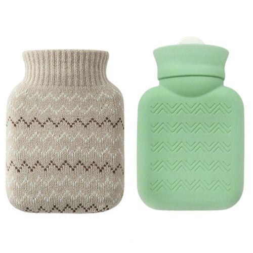 Sac d'eau chaude, 1 ensemble, Anti-fuite, Anti-brûlure, pour la maison, chauffe-mains, bouteille d'eau chaude