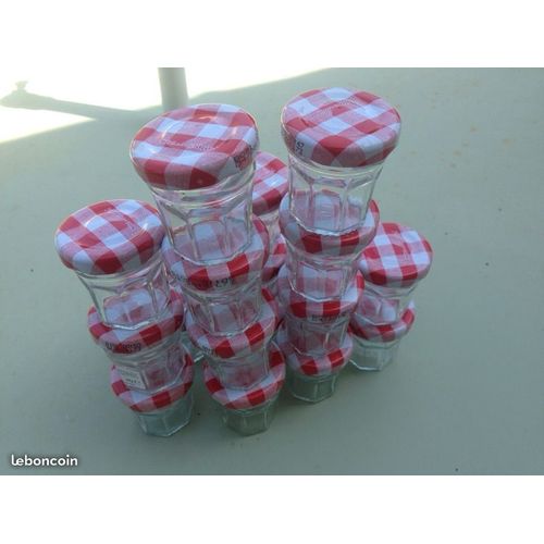 Lot De 12 Magnifiques Petits Pots Vides Miniatures