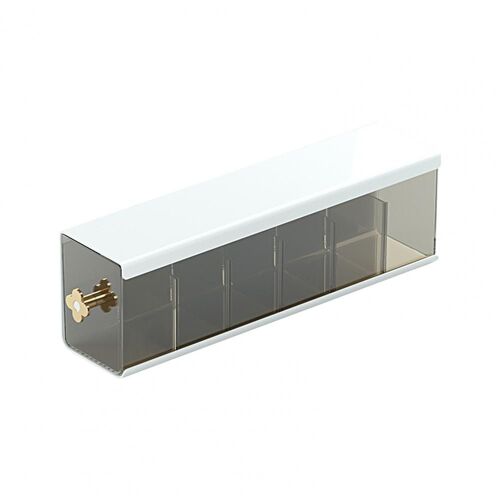 Boîte de rangement pour chaussettes, légère et Durable avec grille de couvercle, boîte de séparation pour chaussettes sans perforation, accessoires de chambre à coucher