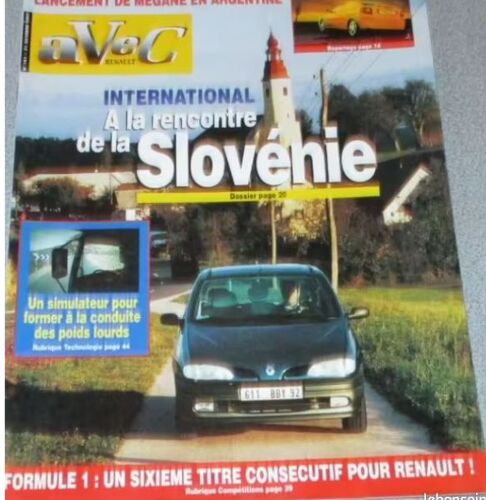 Avec Renault Magazine Des Salariés De Renault N°141 - Octobre 1997 - À La Rencontre De La Slovénie - Mégane En Argentine - Simulateur Pour Former À La Conduite Poids Lourds - 6ème Titre En Formule 1