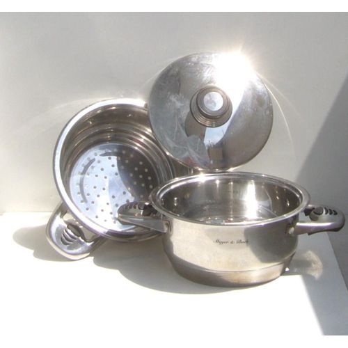 Marmite Mayer Bach Suisse Tous Feux Faitout A Ragout Couscoussier Switzerland Pro Mayer & Bach Cuit Vapeur Inox Autre