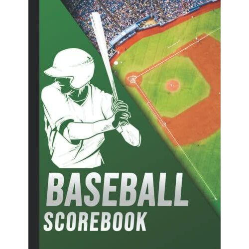 Baseball Scorebook: Simple Baseball/Softball Scorekeeper Book To Record And Track Your Game Stats - Gift Idea For Coach, Baseball Lovers - Large Print (8.5" X 11" Inches) - 120 Pages