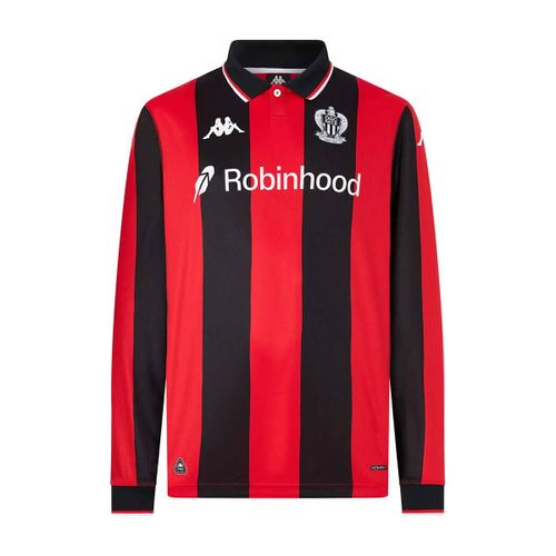 Maillot Ml Kombat Home Ogc Nice 25/26 Rouge Enfant