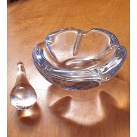 Cristal Daum. Coupe Mortier Et Son Pilon.