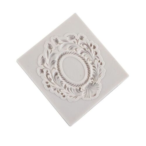 Moules À Gâteaux En Silicone Avec Cadre En Relief, Outils De Décoration De Pâtisserie, Miroir, Accessoires De Cuisson, Diy, 1 Pièce