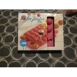 Moule Pour 20 Cakepops En Silicone De Forme Differentes.