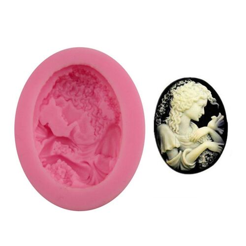 Moule En Silicone De Qualité Alimentaire Pour Femmes Nobles, Outils De Décoration De Gâteau Har Ant, Outils De Cuisson De Bricolage, Liquide Vert, Limité Dans Le Temps, Nouveau