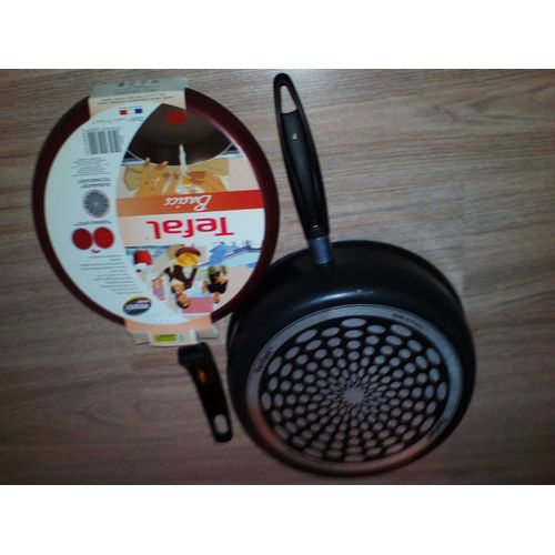 Lot De 1 Poele Tefal 8cm De Haut Et 1 Crepiere Tefal