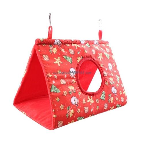 Hamac Suspendu Pour Cage D'oiseau, Tente De Nid Chaude D'hiver, Cachette De Perroquet Pour Dormir, Jouer Et Se Reposer