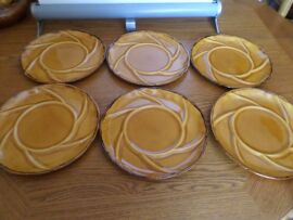 6 Assiettes A Fondue Valflam
