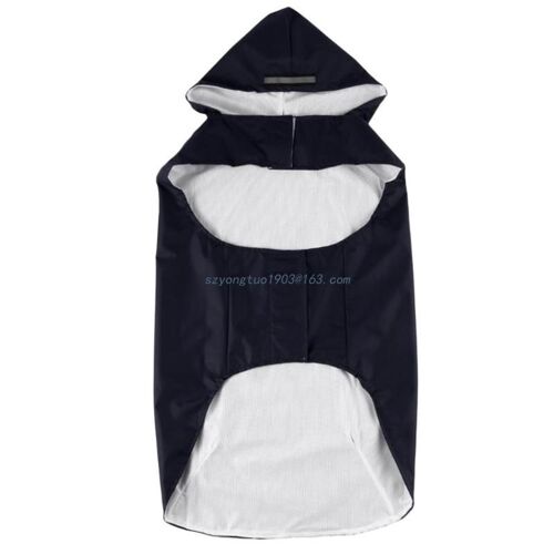 Poncho À Capuche Avec Bande Réfléchissante Pour Chien, Imperméable, Léger, Coupe-Vent, Vêtements De Pluie Pour Petit, Moyen Et Grand Gabarit