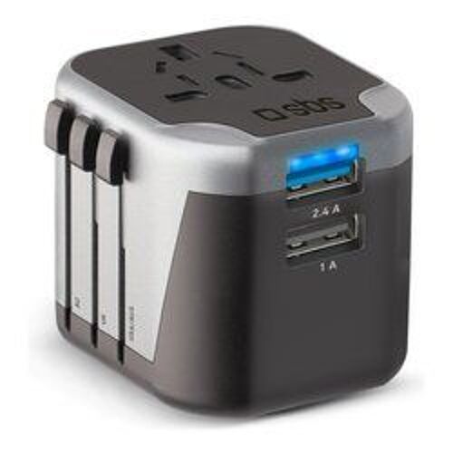 Adattatore Da Viaggio Sbs Universal Travel Adapter 12w