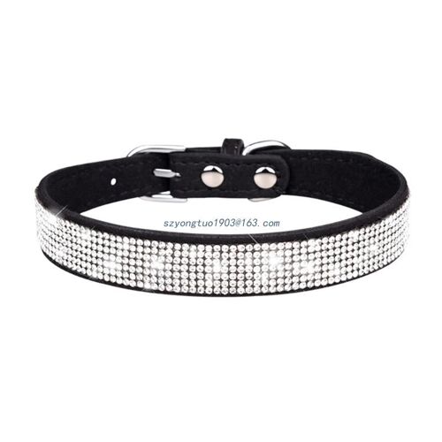 Collier Scintillant En Strass Pour Chien Et Chat, Mignon Et Scintillant, Cristal Et Diamant, Réglable Pour Animaux De Compagnie