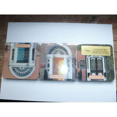 6 Sous Verres "Portes Géorgiennes Dublin"