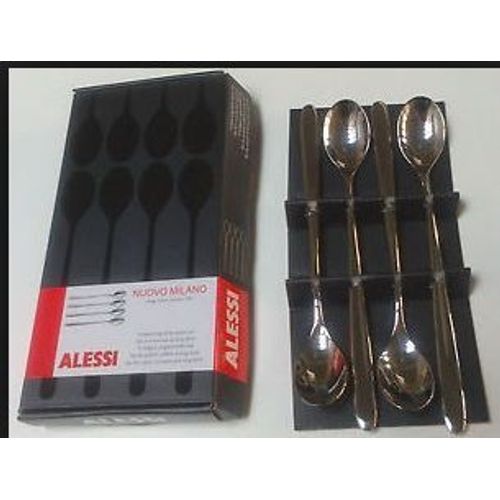 Set De 4 Cuilières À Long Drink. Design Etorre Sottsass