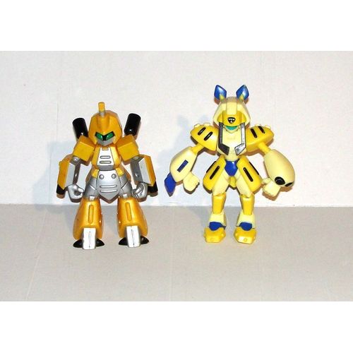 Figurine Metabots Manga Tv Animation 15 Cm - Lot 2 Robots Metabee + Sulimon Natsume Kodansha Hasbro 99