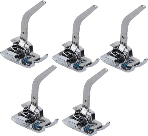 KAL-Pièces Pied-De-Biche Pour Machine À Coudre, Pied-De-Biche En Tricot Accessoires De Machine À Coudre Domestique Pour Tissus Élastiques Légers Et Minces