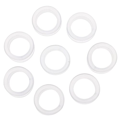 Anneau De Toilettage De Ciseaux En Silicone, Poignées De Pouce, Anneau De Ciseaux, Poignée De Doigt, Barbier Pour Animaux De Compagnie, Ciseaux À Cheveux, Gel De Pton, 8 Pièces 