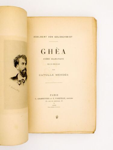 Ghèa - Poésie Dramatique, Mise En Français Par Catulle Mendès