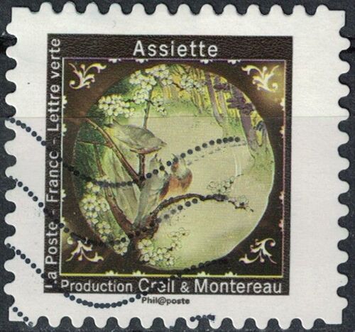 France 2019 Oblitéré Used Aux Pays Des Merveilles Assiette Production Creil & Montereau