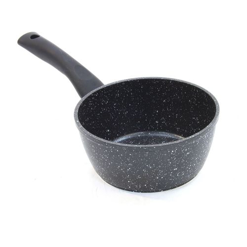 Casserole En Aluminium - Diam. 16 Cm- Revêtement Effet Pierre